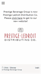 Mobile Screenshot of prestige-beverage-group.com